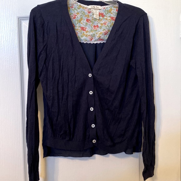 Matilda Jane Sweaters - Matilda Jane navy cardigan
